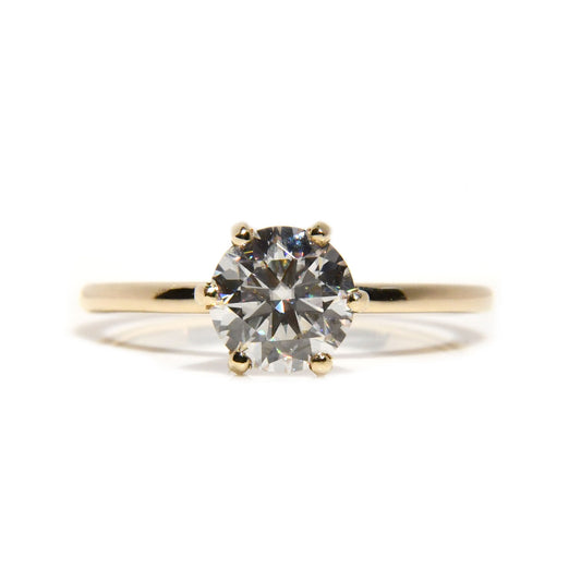 Anillo de Compromiso con Moissanita 1Ct