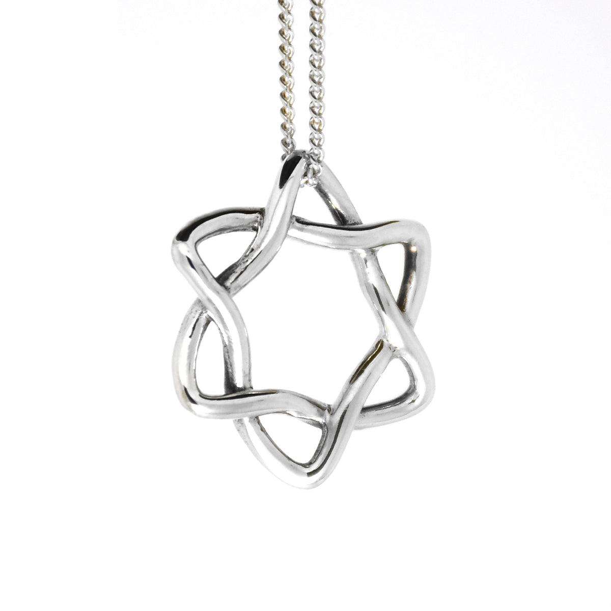 Dije Estrella de David en Plata Fina