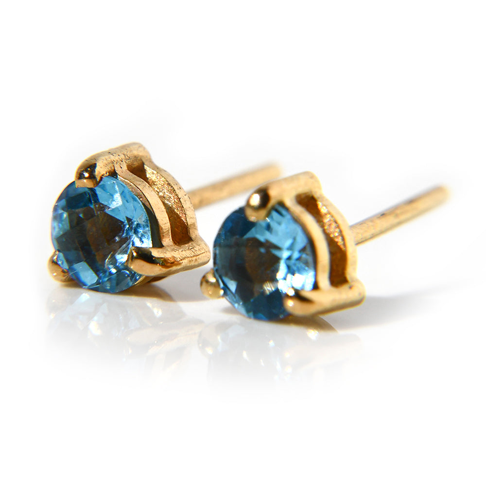 Aretes con Topacios Azules