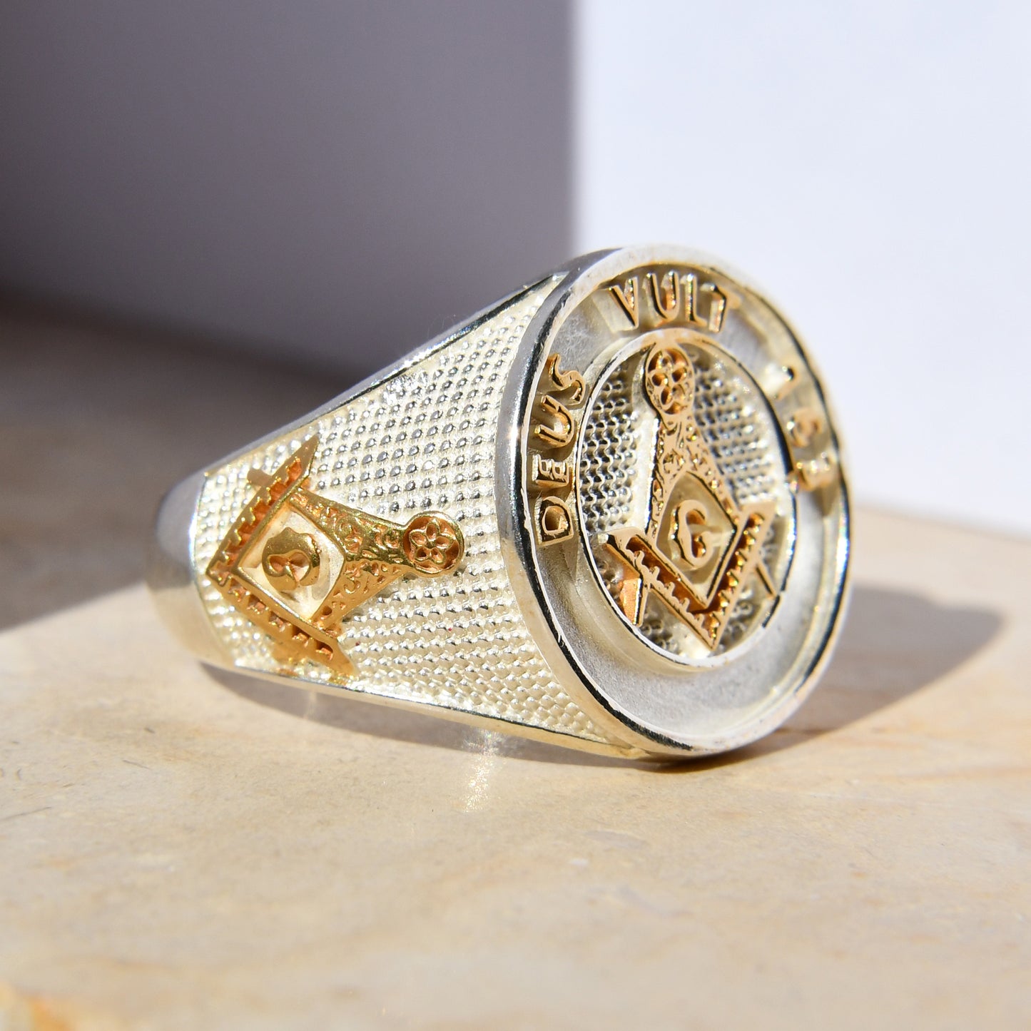 Anillo Signet Masón