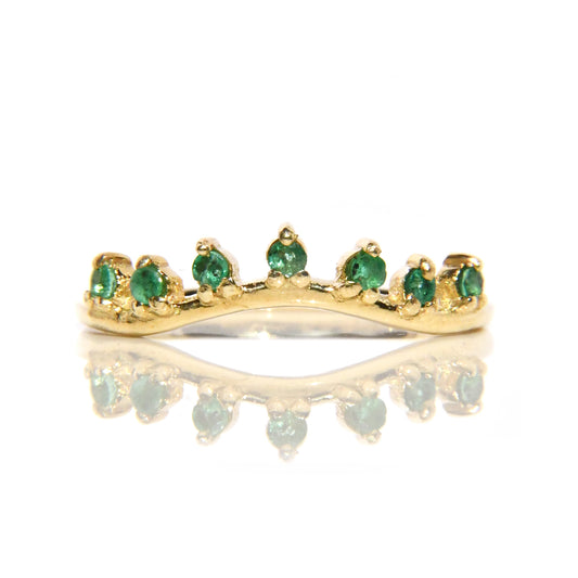 Corona con Esmeraldas / Gema Mes de Mayo