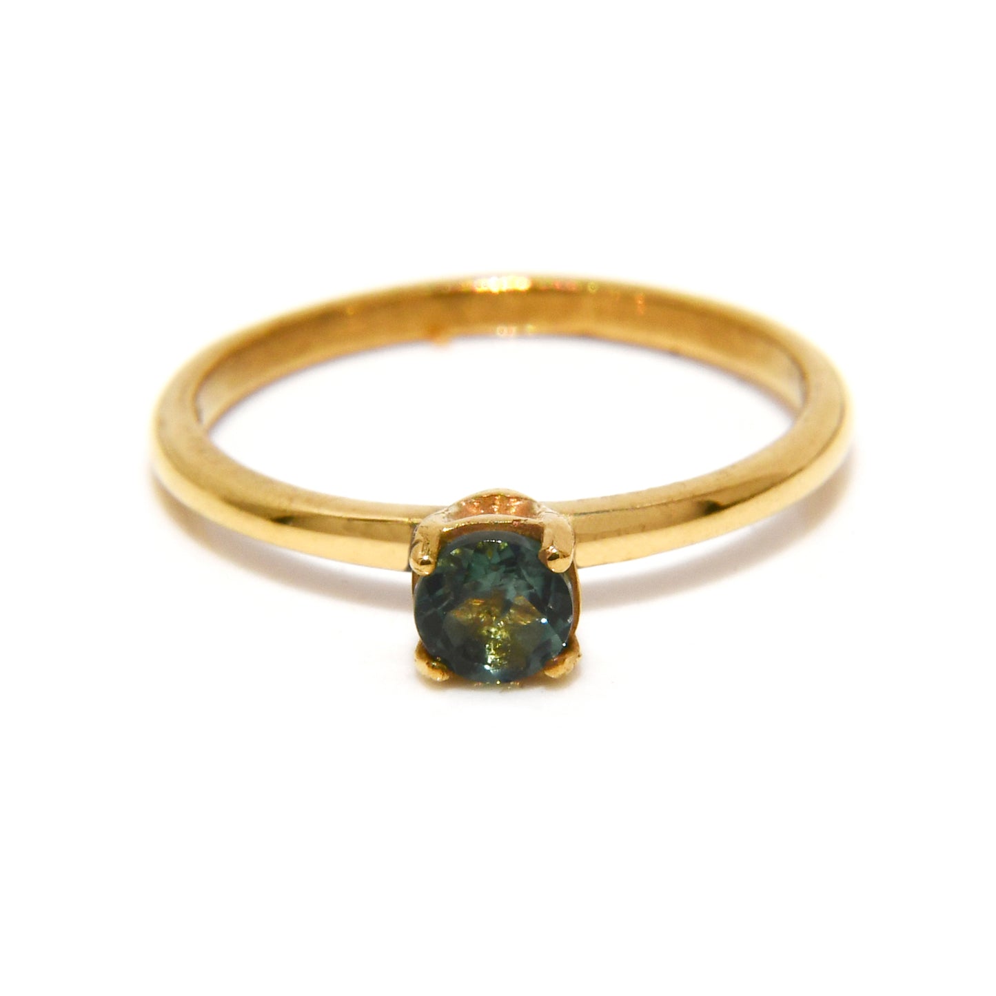Anillo con Turmalina Verde / Mes de Octubre