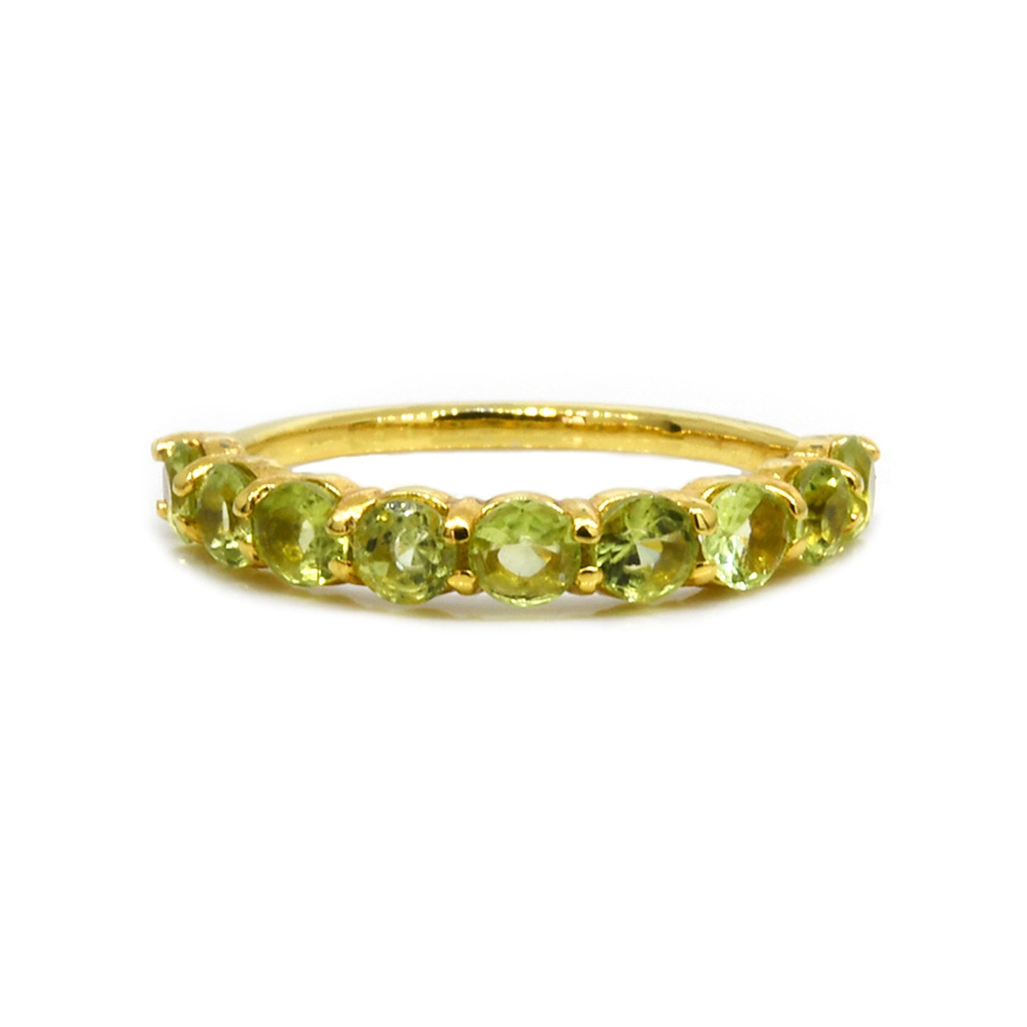 Churumbela con Peridotos .65Cts / Gema Mes de Agosto