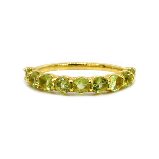 Churumbela con Peridotos .65Cts / Gema Mes de Agosto