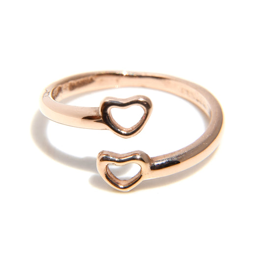 Anillo de Corazones 14k