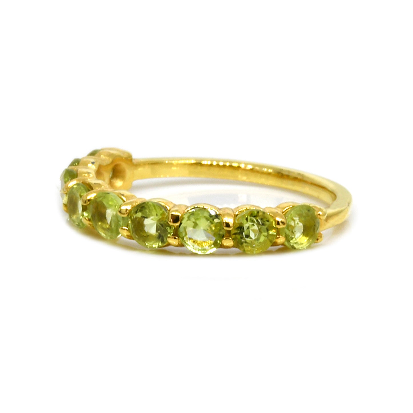 Churumbela con Peridotos .65Cts / Gema Mes de Agosto