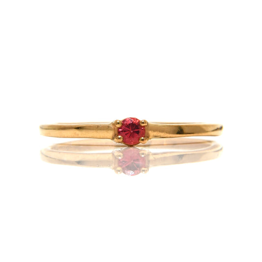 Anillo de Zafiro Rosa / Mes de Septiembre