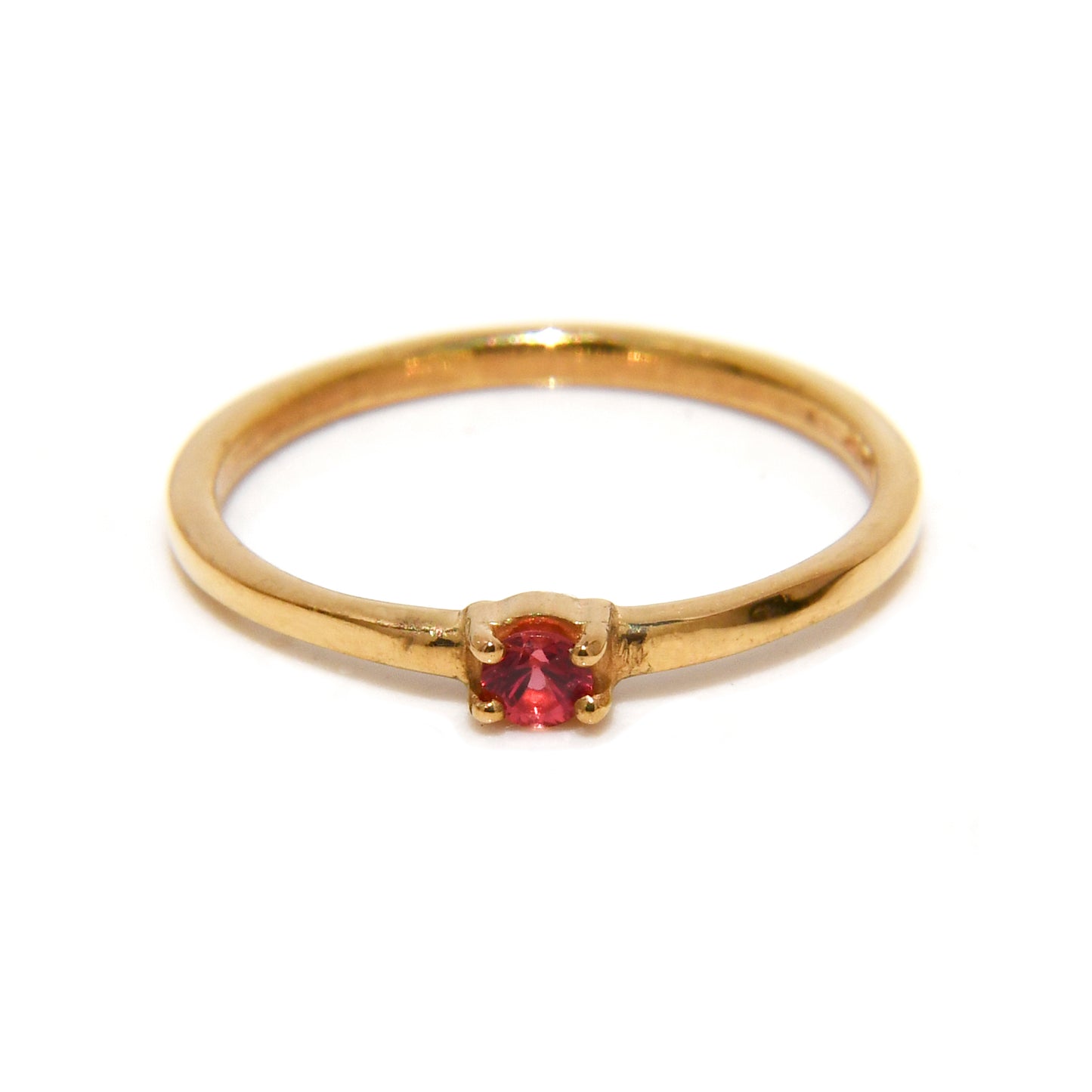 Anillo de Zafiro Rosa / Mes de Septiembre