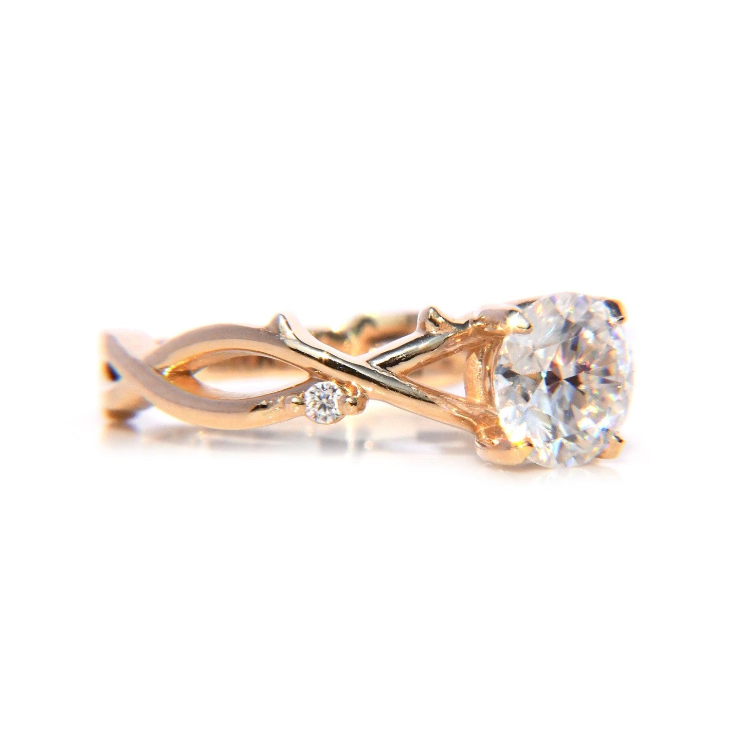 Anillo Adina con Moissanita 1Cts - ALENNA JEWELS
