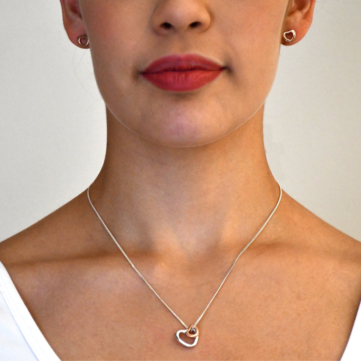 Aretes con forma de Corazón