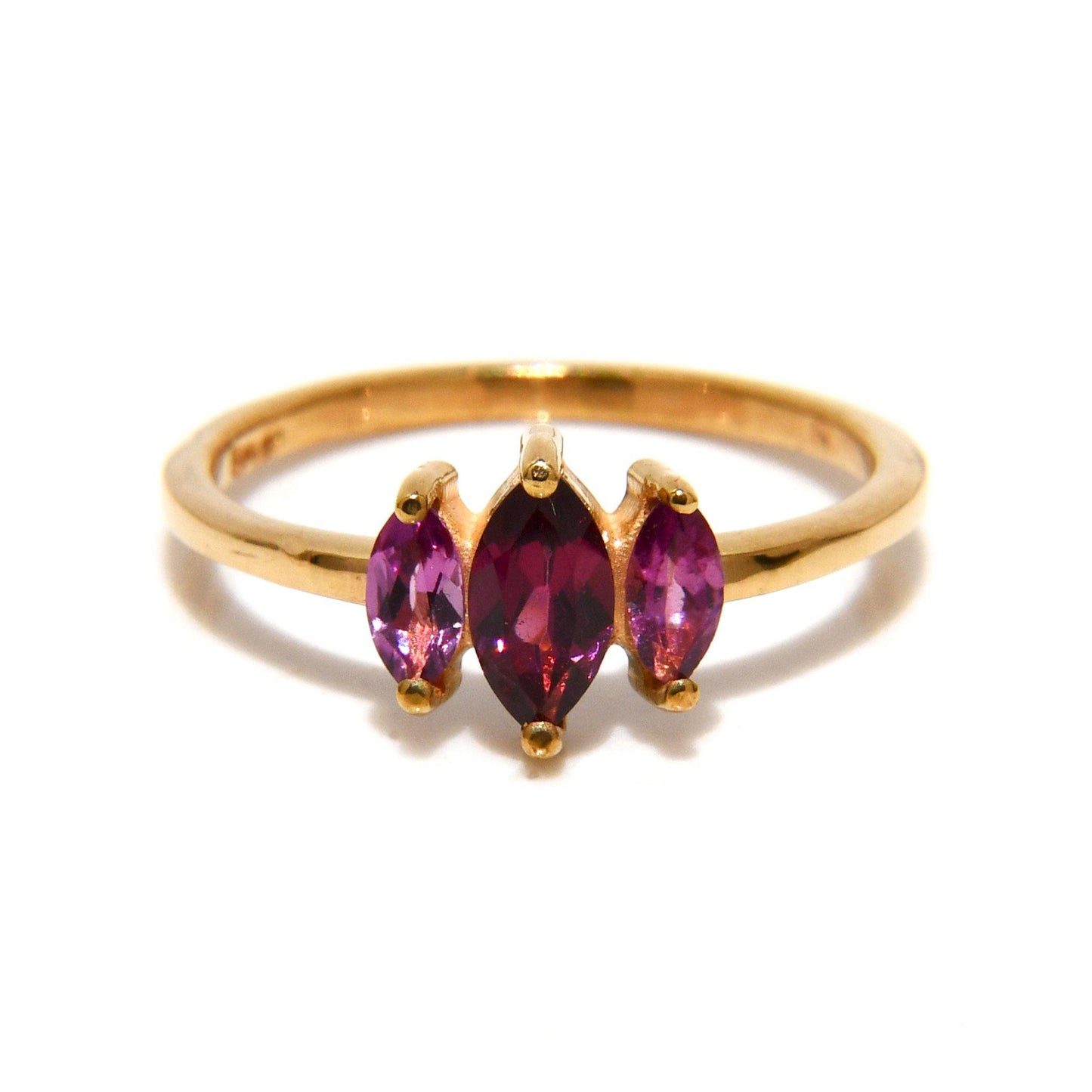 Anillo Selendis Amatistas y Rodolita / Mes de Febrero - ALENNA JEWELS