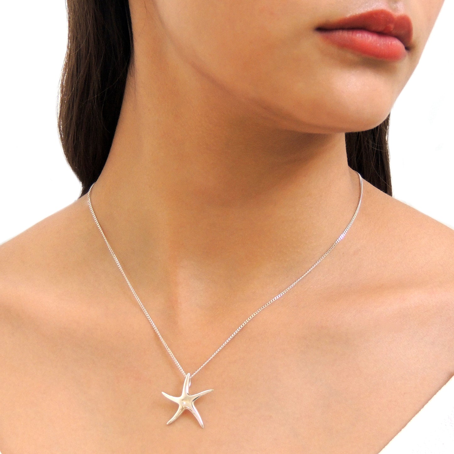 Dije Estrella de Mar en Plata Fina