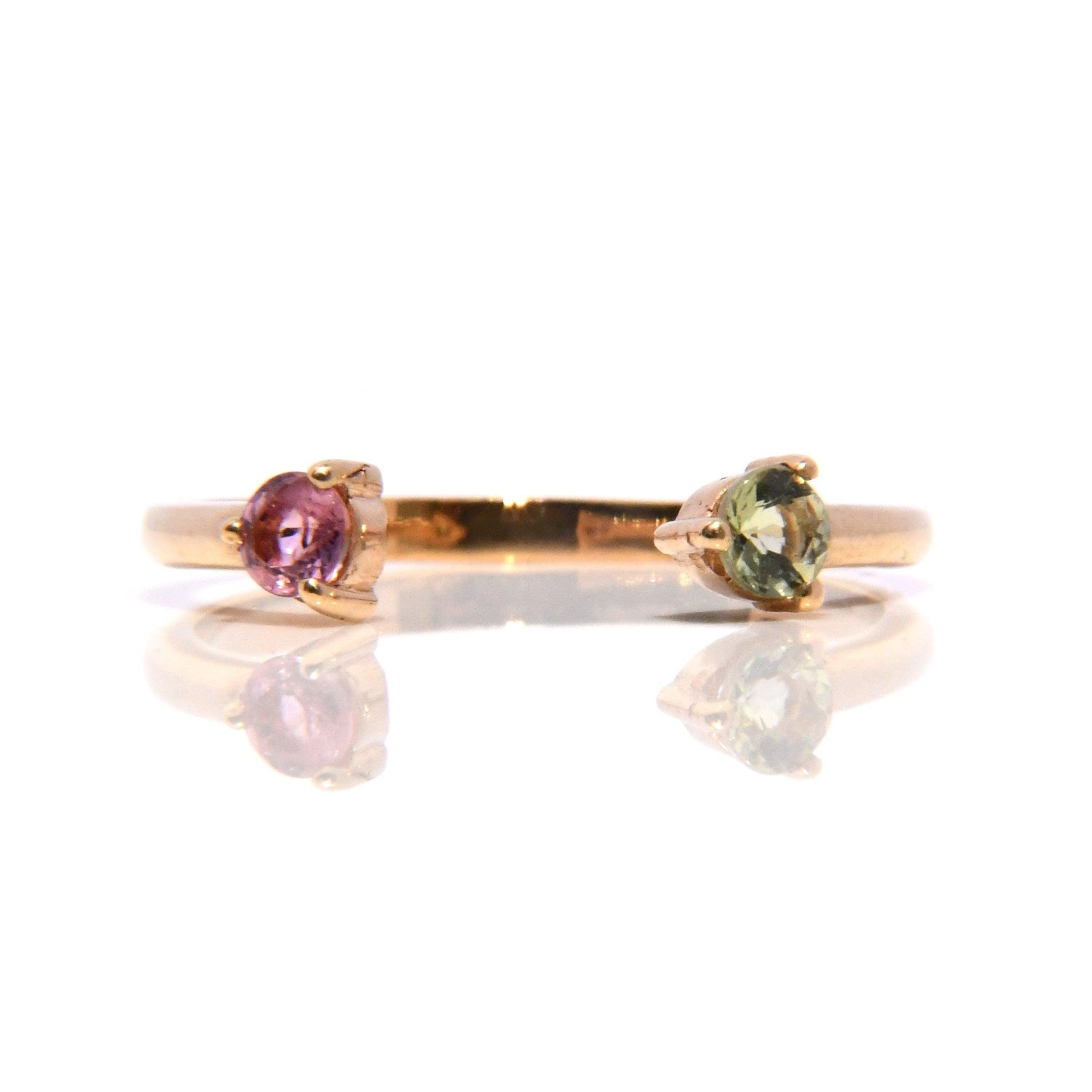 Anillo abierto con Turmalinas - ALENNA JEWELS