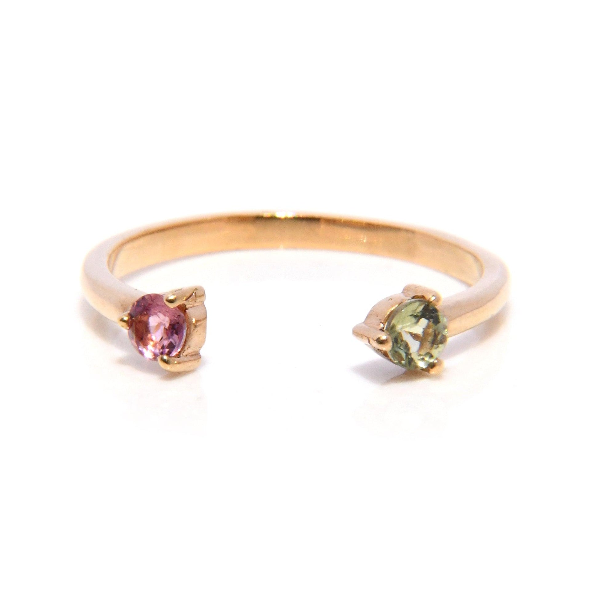 Anillo abierto con Turmalinas - ALENNA JEWELS