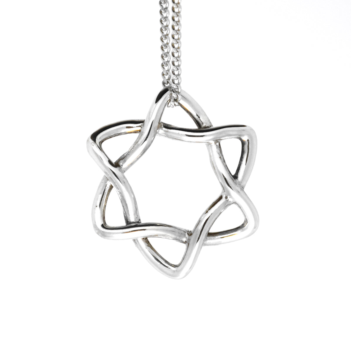 Dije Estrella de David en Plata Fina
