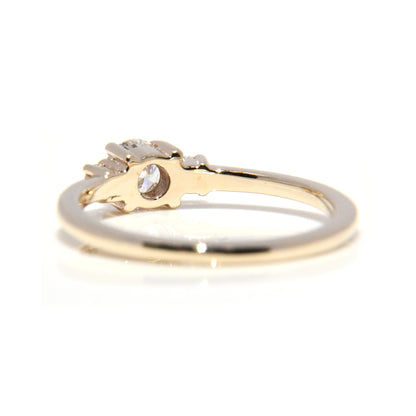 Anillo Alexia con Moissanita de .30Cts