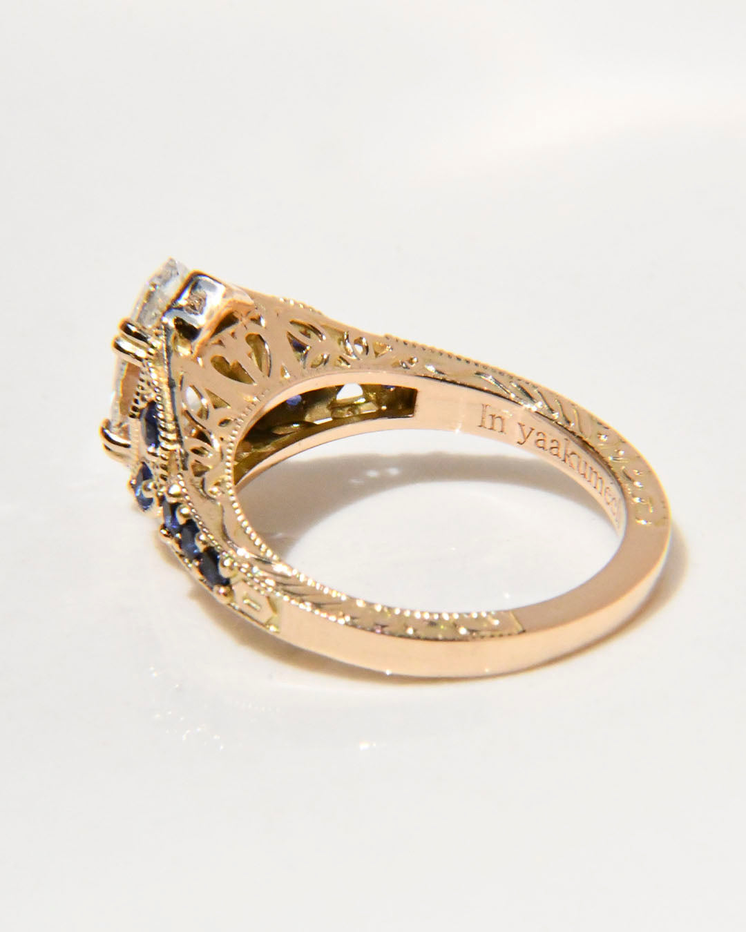 Anillo de Compromiso Rinn con Diamante Corte Marquise