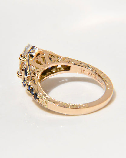 Anillo de Compromiso Rinn con Diamante Corte Marquise