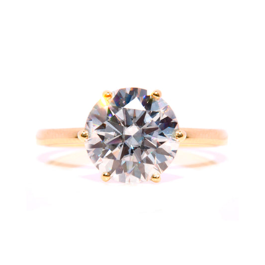 Anillo Aylin con Moissanita 4Cts