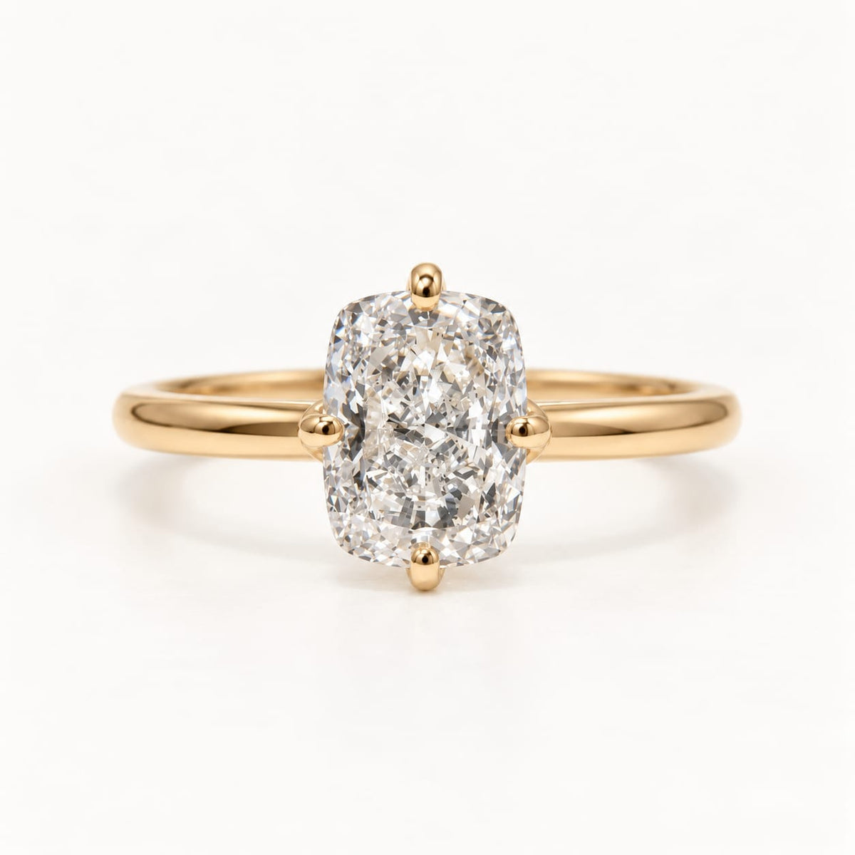 Anillo de Compromiso Miyu con Diamante Cushion