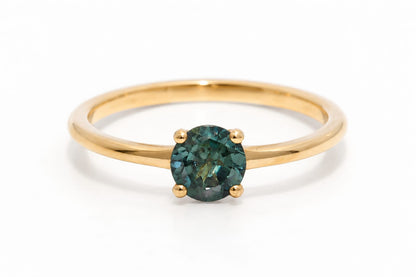 Anillo con Turmalina Verde / Mes de Octubre