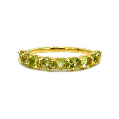Churumbela con Peridotos .65Cts / Gema Mes de Agosto