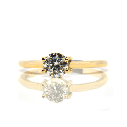 Anillo de Compromiso con Moissanita .50Cts
