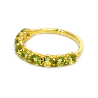 Churumbela con Peridotos .65Cts / Gema Mes de Agosto