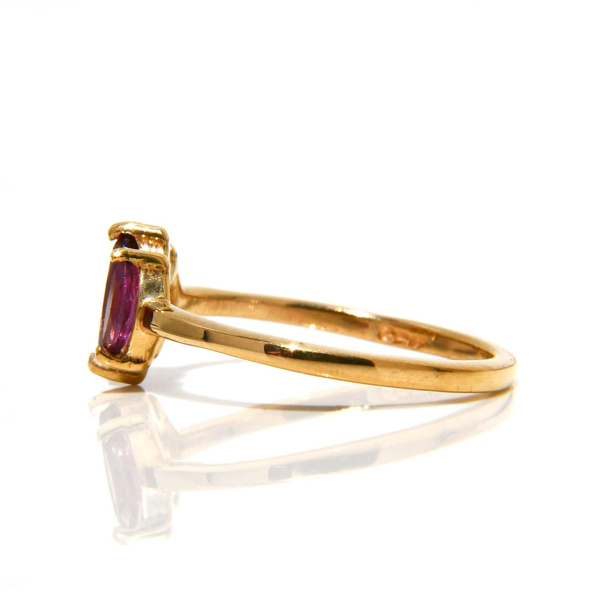 Anillo Selendis Amatistas y Rodolita / Mes de Febrero - ALENNA JEWELS