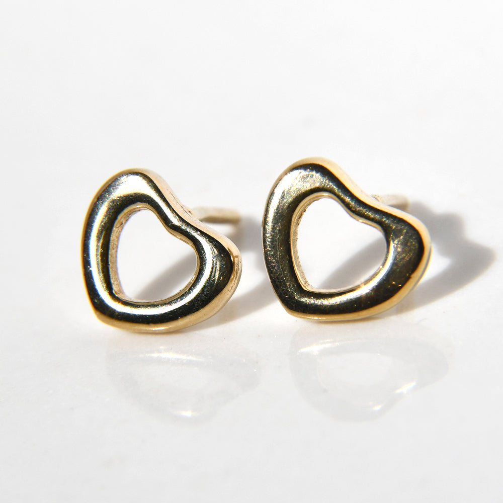 Aretes con forma de Corazón