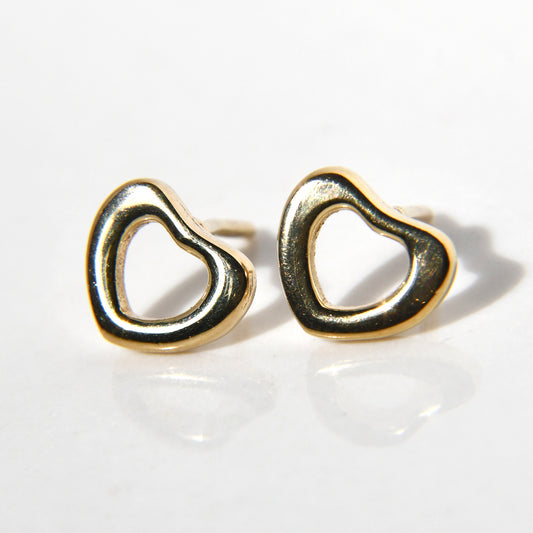 Aretes con forma de Corazón
