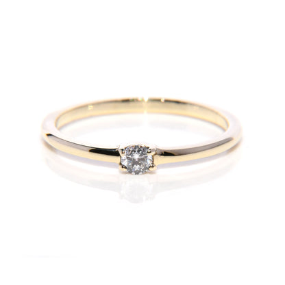 Anillo de Compromiso con Diamante de .1Cts