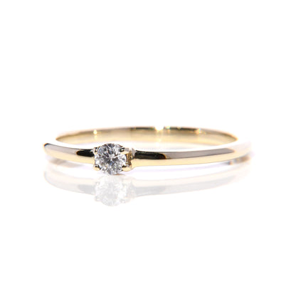 Anillo de Compromiso con Diamante de .1Cts