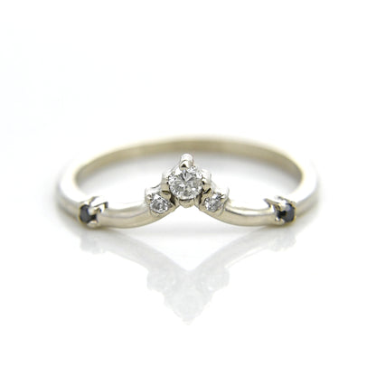 Anillo Corona con Diamantes